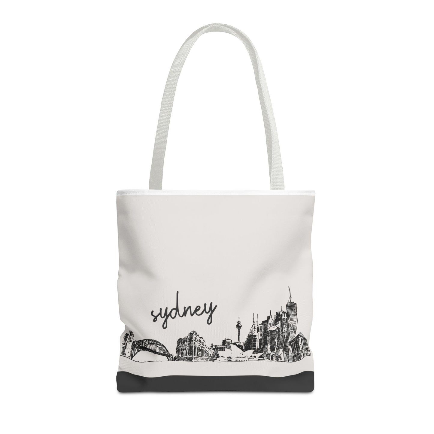 Sydney Travel Tote Bag – Lightweight Wanderlight Tote, Skyline Design, Durable Everyday Adventure Bag
