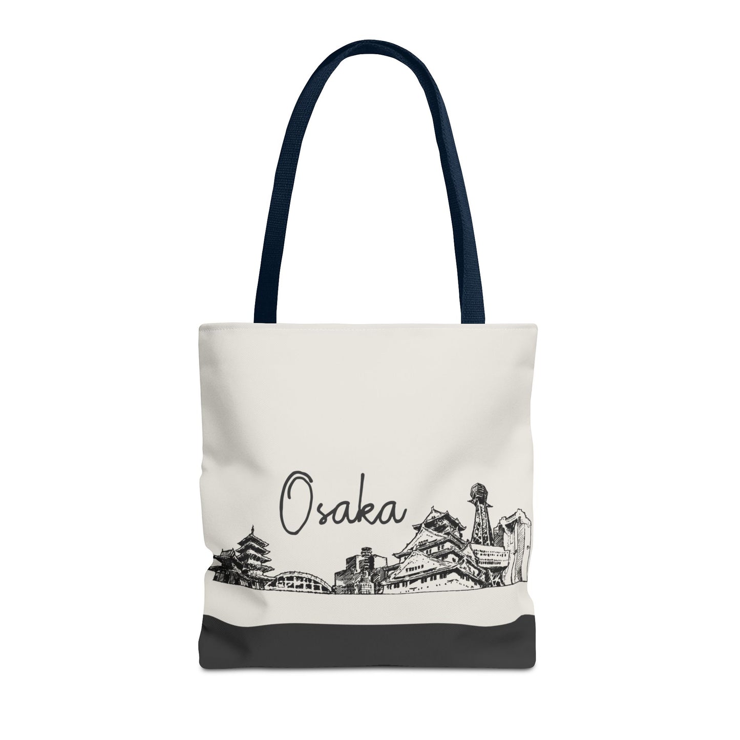 Osaka Travel Tote Bag – Lightweight Wanderlight Tote, Skyline Design, Durable Everyday Adventure Bag