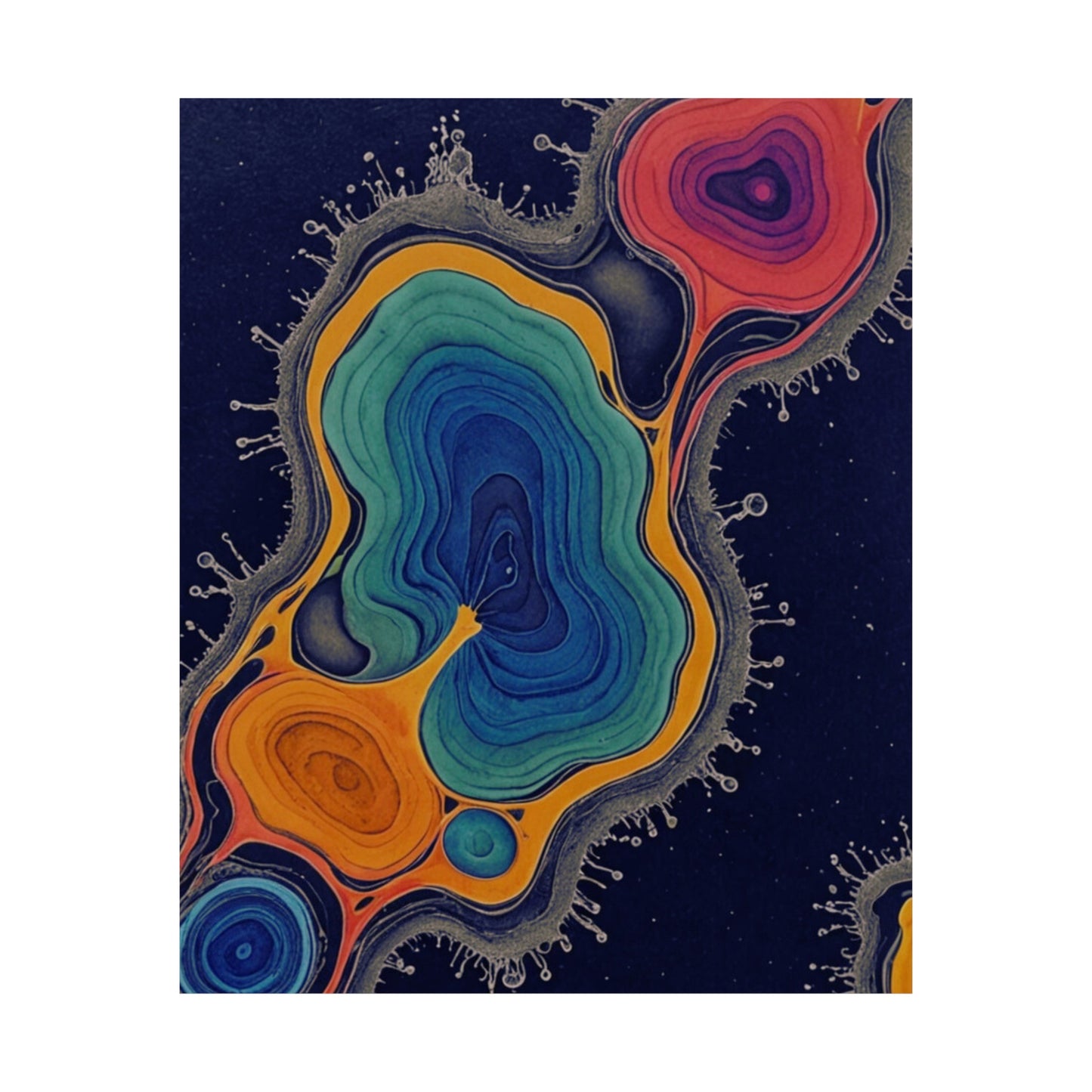 Chromatic Chromosomes Matte Vertical Posters
