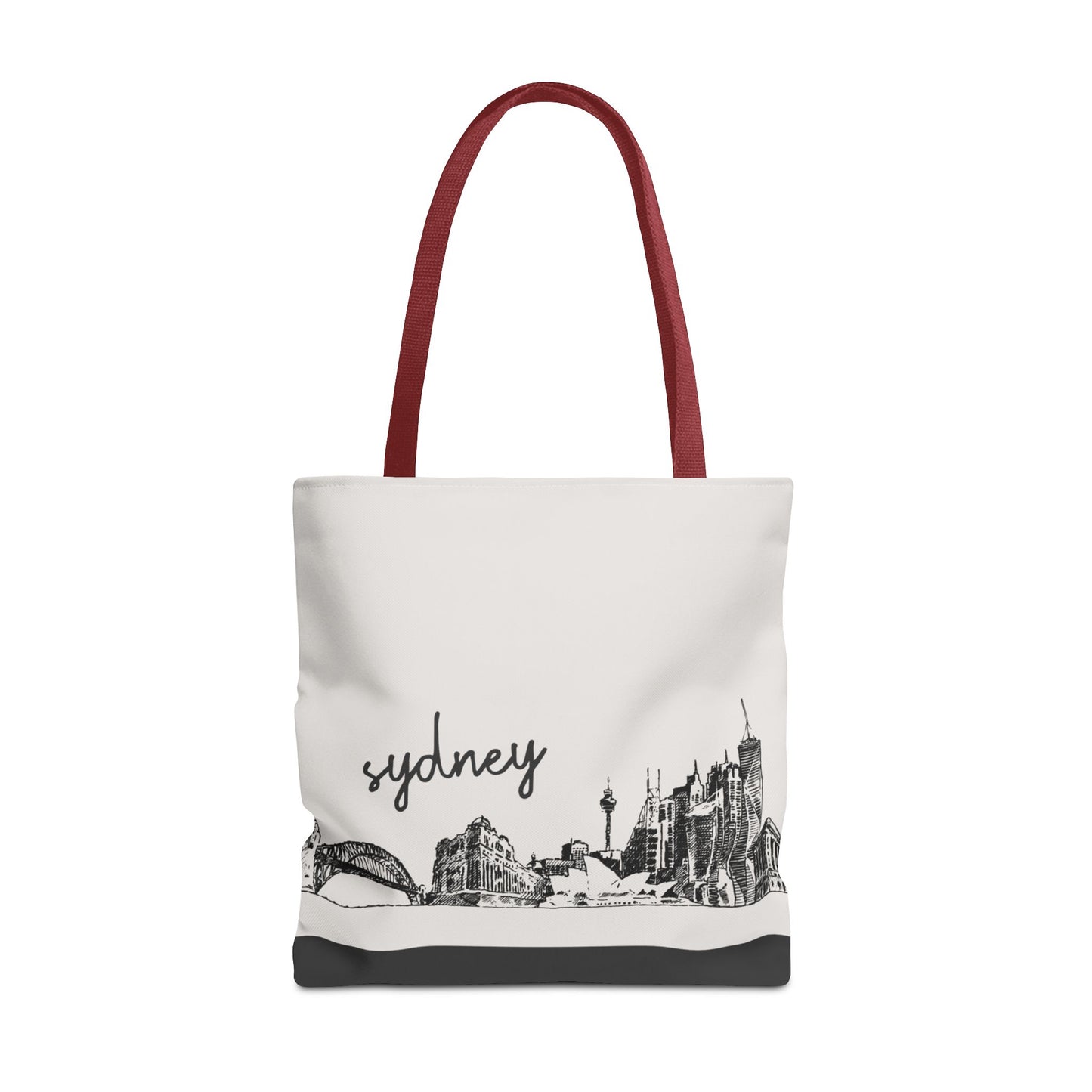 Sydney Travel Tote Bag – Lightweight Wanderlight Tote, Skyline Design, Durable Everyday Adventure Bag