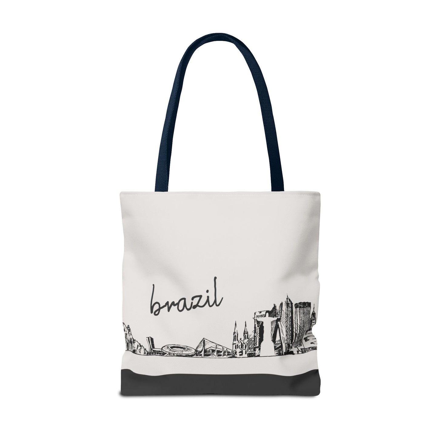 Brazil Travel Tote Bag – Lightweight Wanderlight Tote, Skyline Design, Durable Everyday Adventure Bag