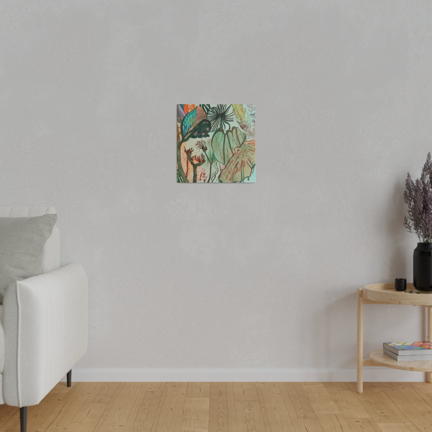 Lush Canopy: Oversized Jungle Botanical Canvas Print