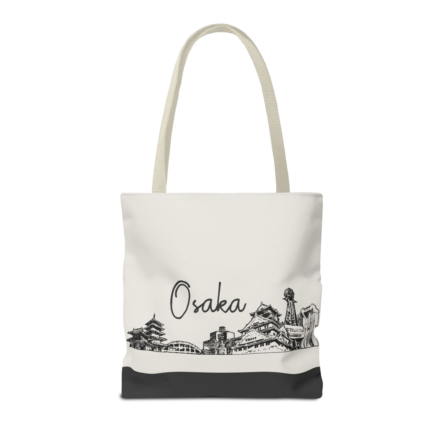 Osaka Travel Tote Bag – Lightweight Wanderlight Tote, Skyline Design, Durable Everyday Adventure Bag