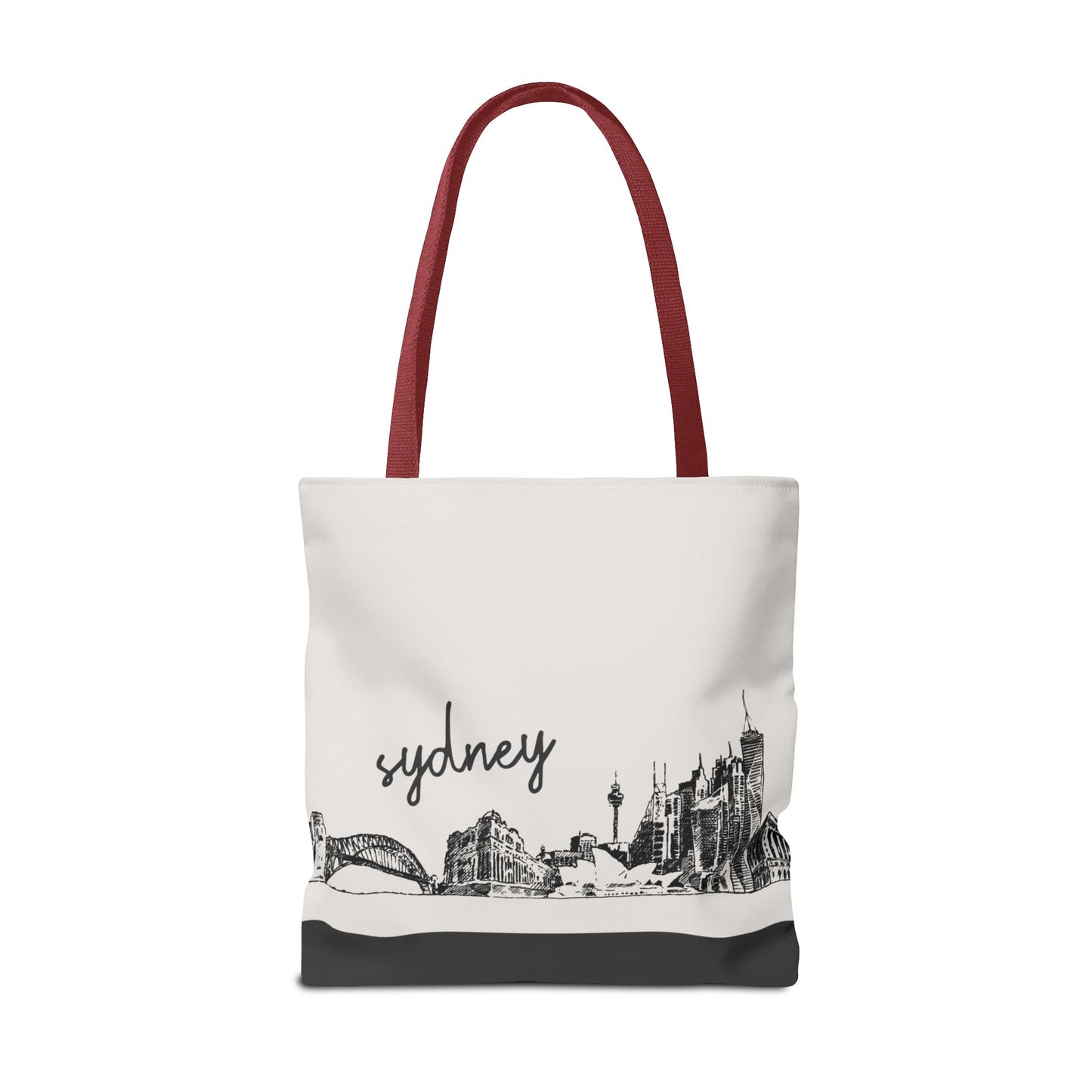 Sydney Travel Tote Bag – Lightweight Wanderlight Tote, Skyline Design, Durable Everyday Adventure Bag