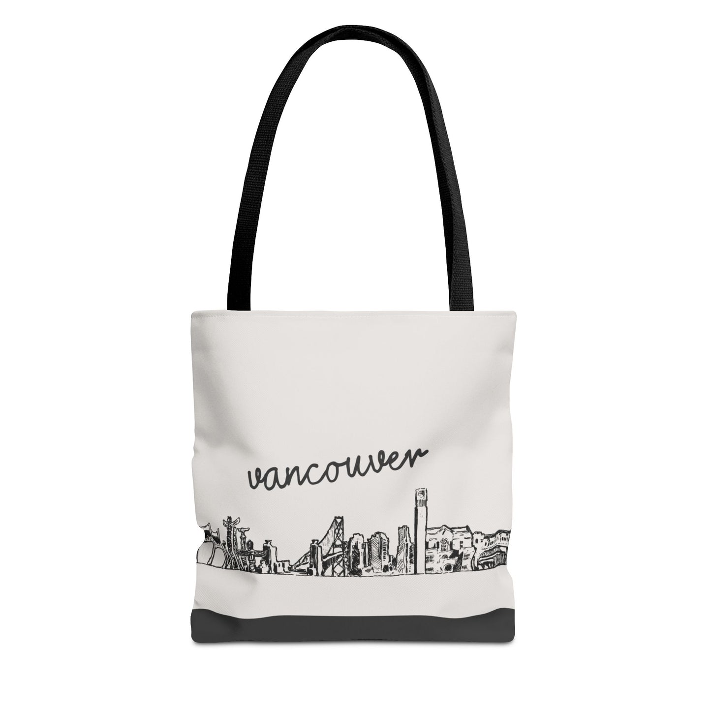 Vancouver Travel Tote Bag – Lightweight Wanderlight Tote, Skyline Design, Durable Everyday Adventure Bag