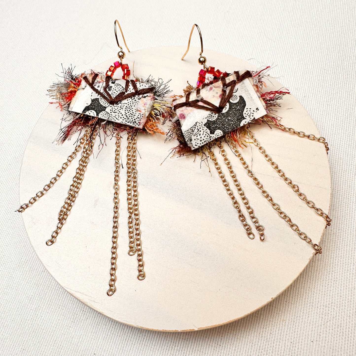 “Thread & Testament” Earrings – Ephemera Collection