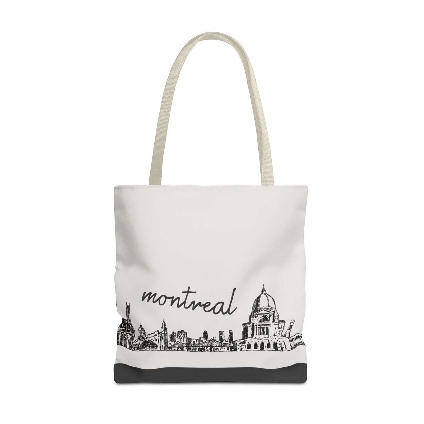 Montreal Travel Tote Bag – Lightweight Wanderlight Tote, Skyline Design, Durable Everyday Adventure Bag