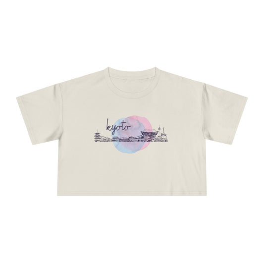 Kyoto Women's Crop Tee - Stylish City Life Top for Casual Outings