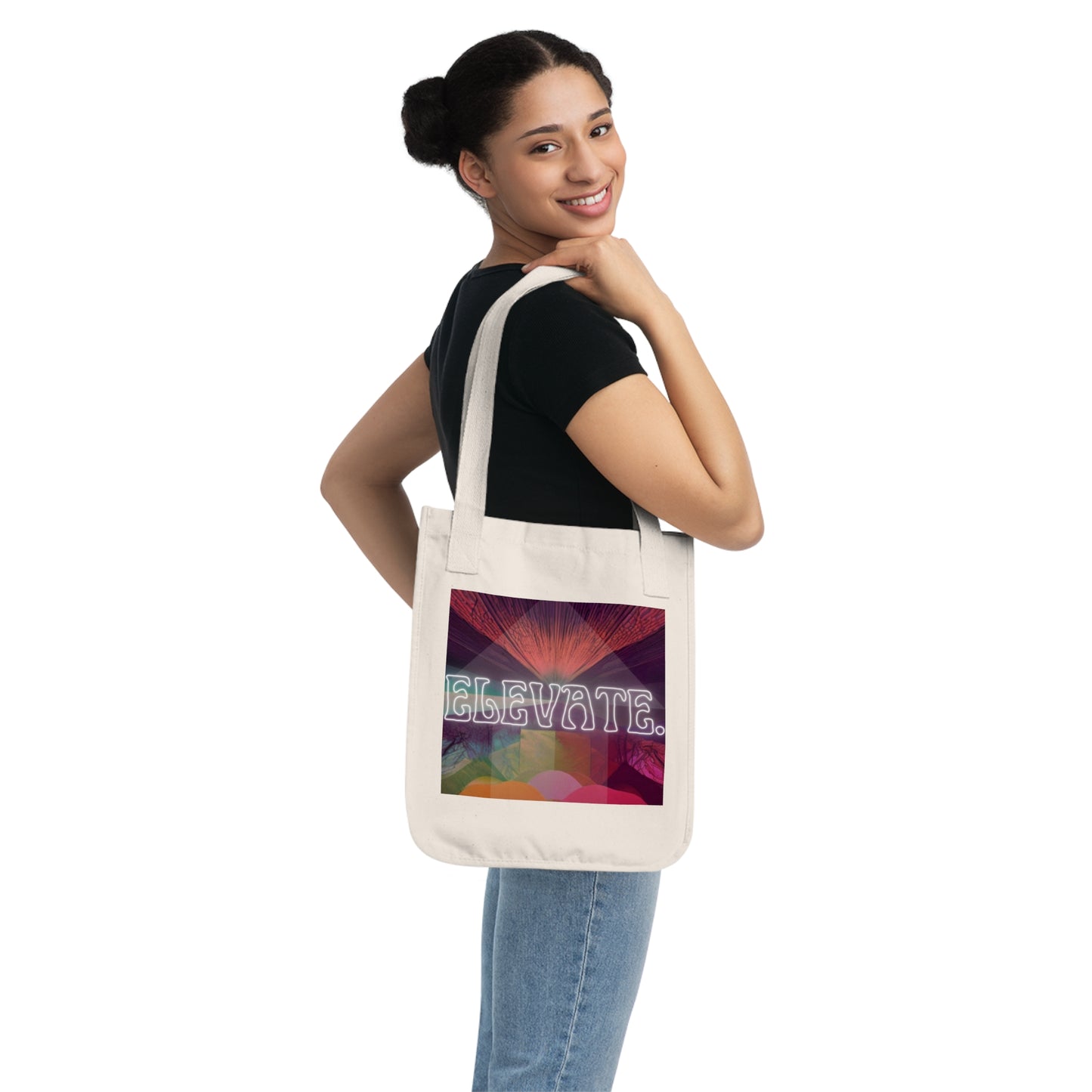 Elevate: Empowerment Organic Canvas Tote Bag