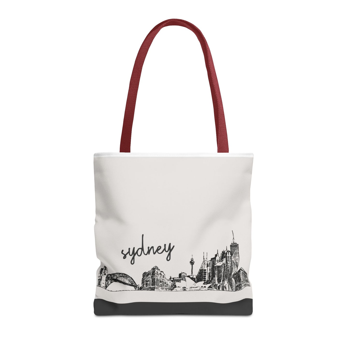 Sydney Travel Tote Bag – Lightweight Wanderlight Tote, Skyline Design, Durable Everyday Adventure Bag