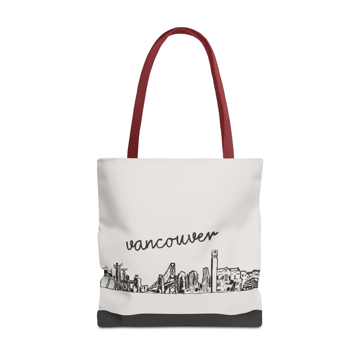 Vancouver Travel Tote Bag – Lightweight Wanderlight Tote, Skyline Design, Durable Everyday Adventure Bag