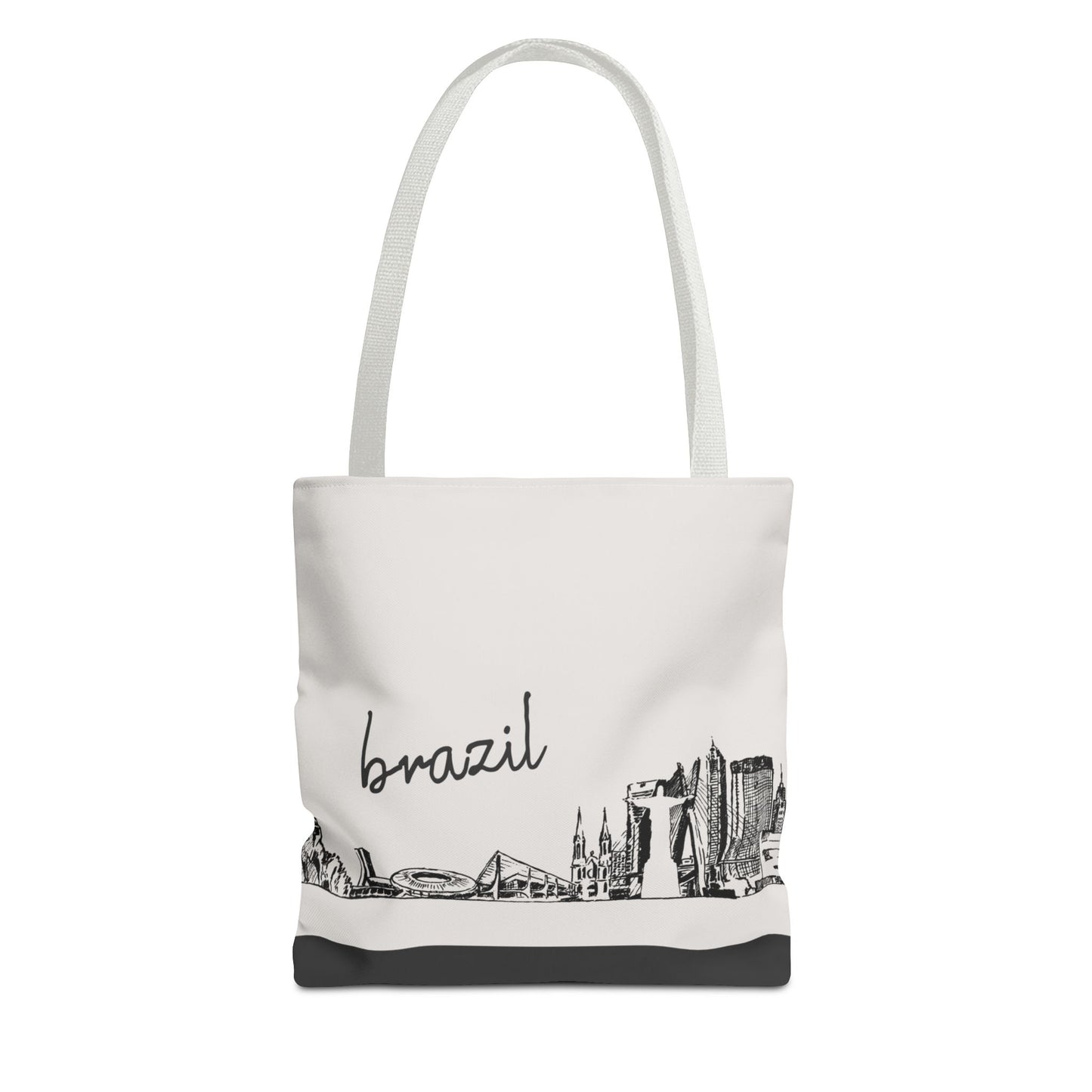 Brazil Travel Tote Bag – Lightweight Wanderlight Tote, Skyline Design, Durable Everyday Adventure Bag