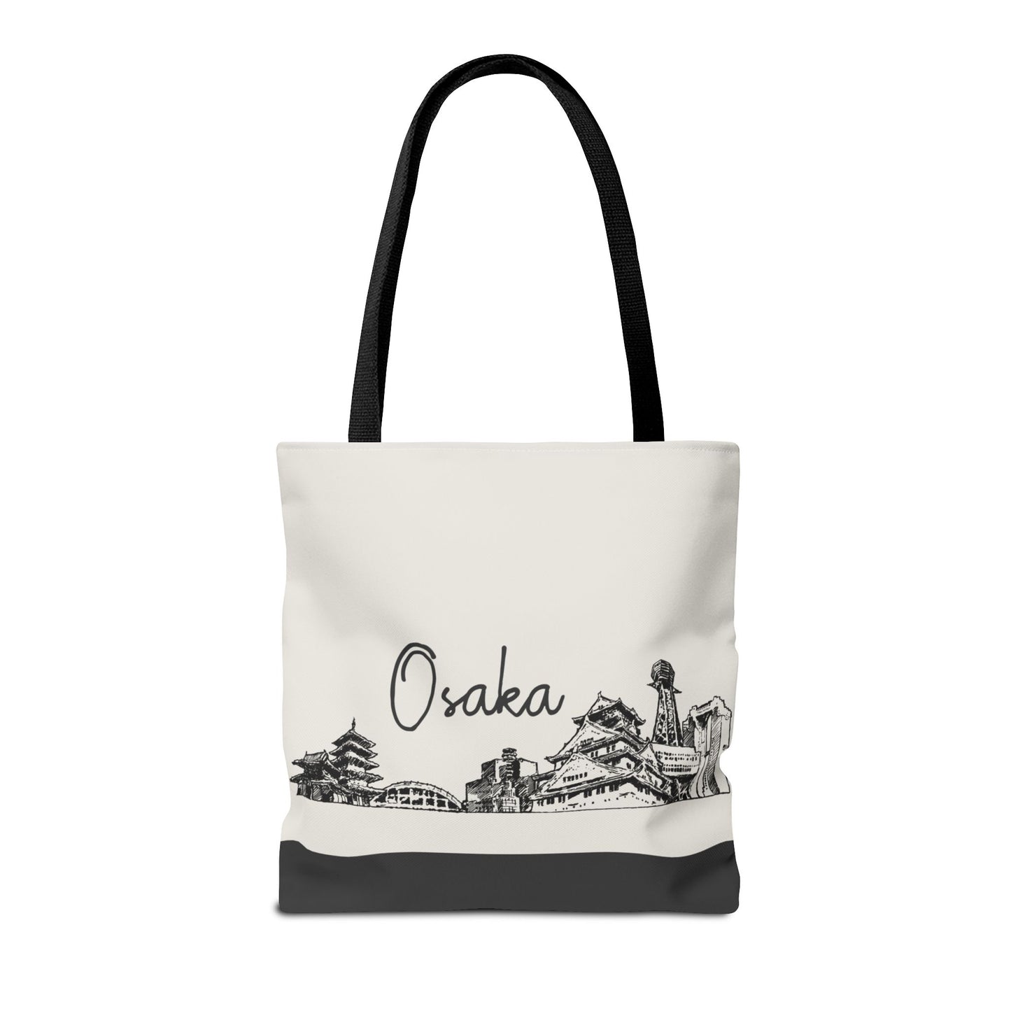 Osaka Travel Tote Bag – Lightweight Wanderlight Tote, Skyline Design, Durable Everyday Adventure Bag