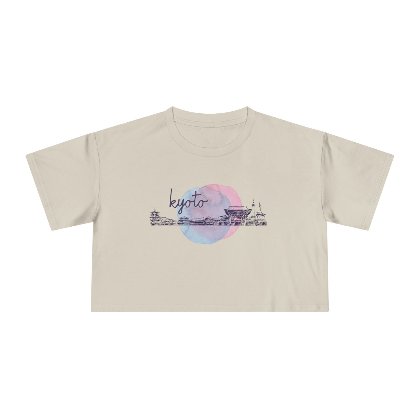 Kyoto Women's Crop Tee - Stylish City Life Top for Casual Outings