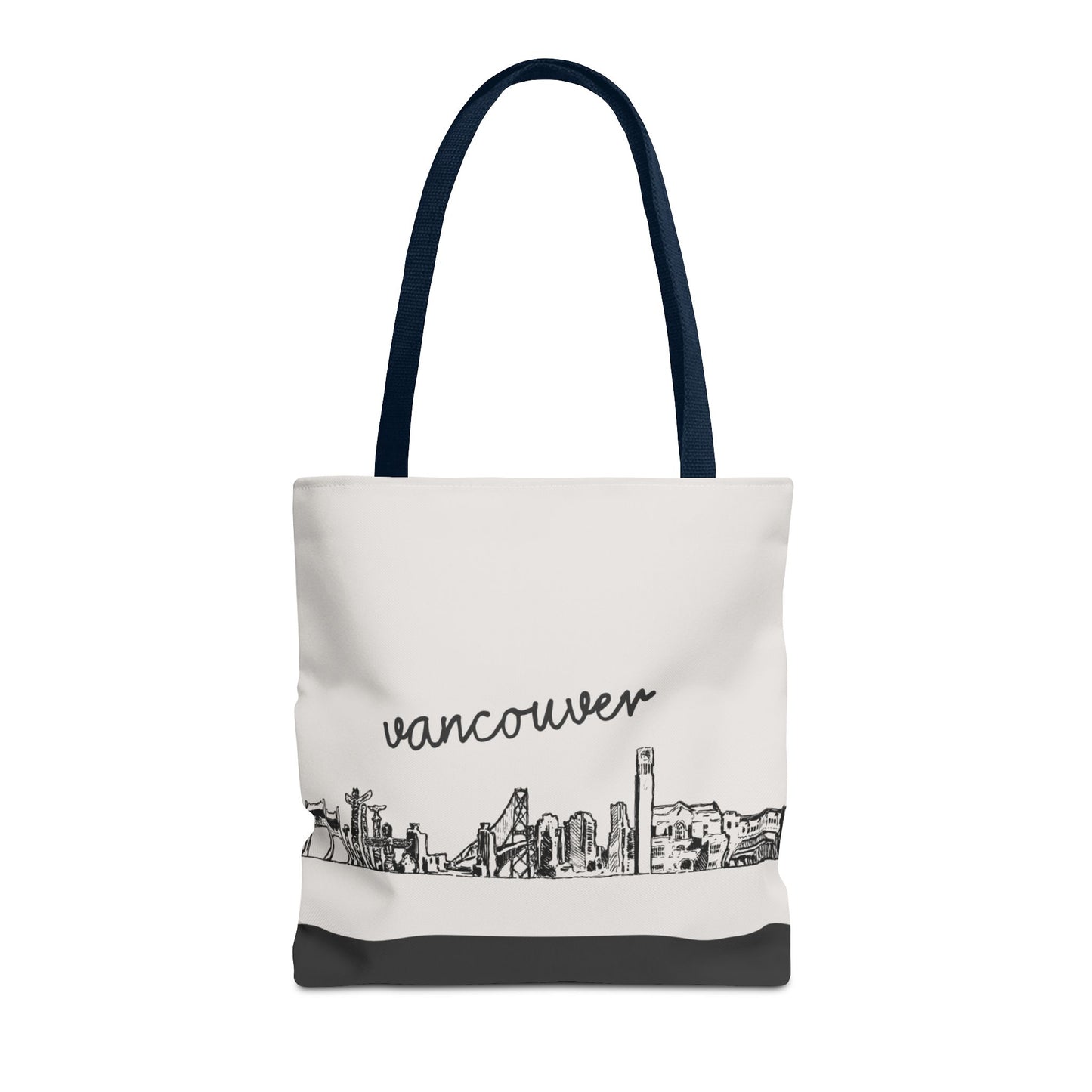 Vancouver Travel Tote Bag – Lightweight Wanderlight Tote, Skyline Design, Durable Everyday Adventure Bag