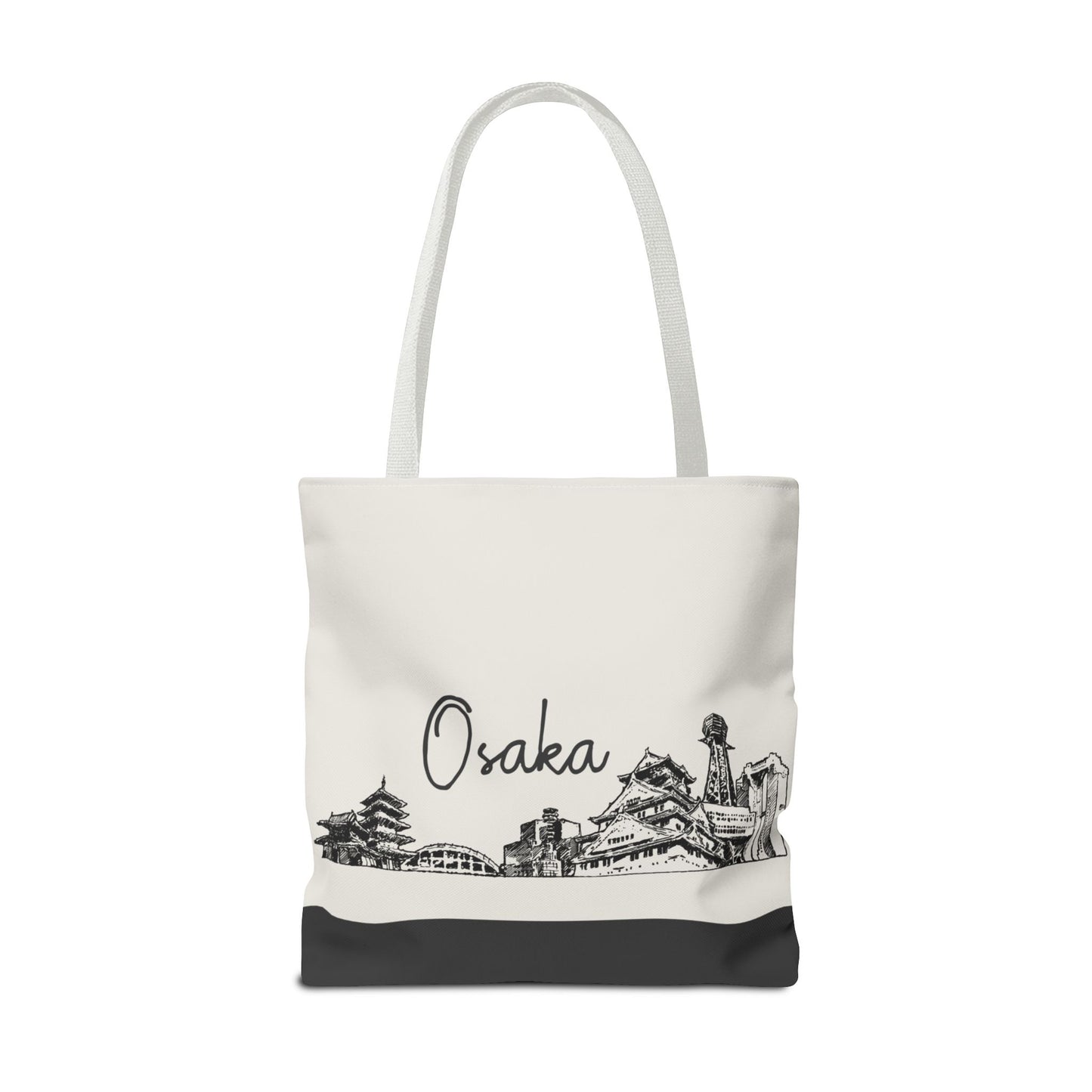 Osaka Travel Tote Bag – Lightweight Wanderlight Tote, Skyline Design, Durable Everyday Adventure Bag