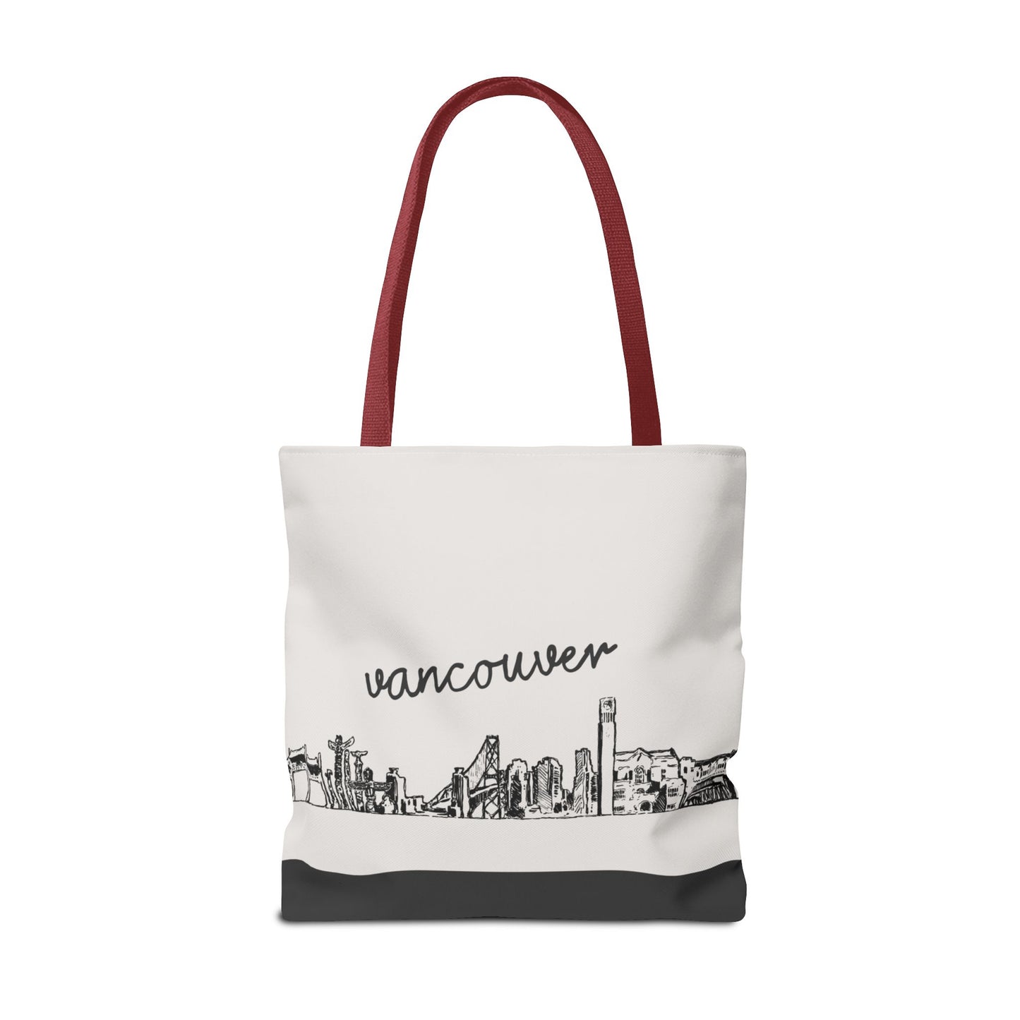 Vancouver Travel Tote Bag – Lightweight Wanderlight Tote, Skyline Design, Durable Everyday Adventure Bag