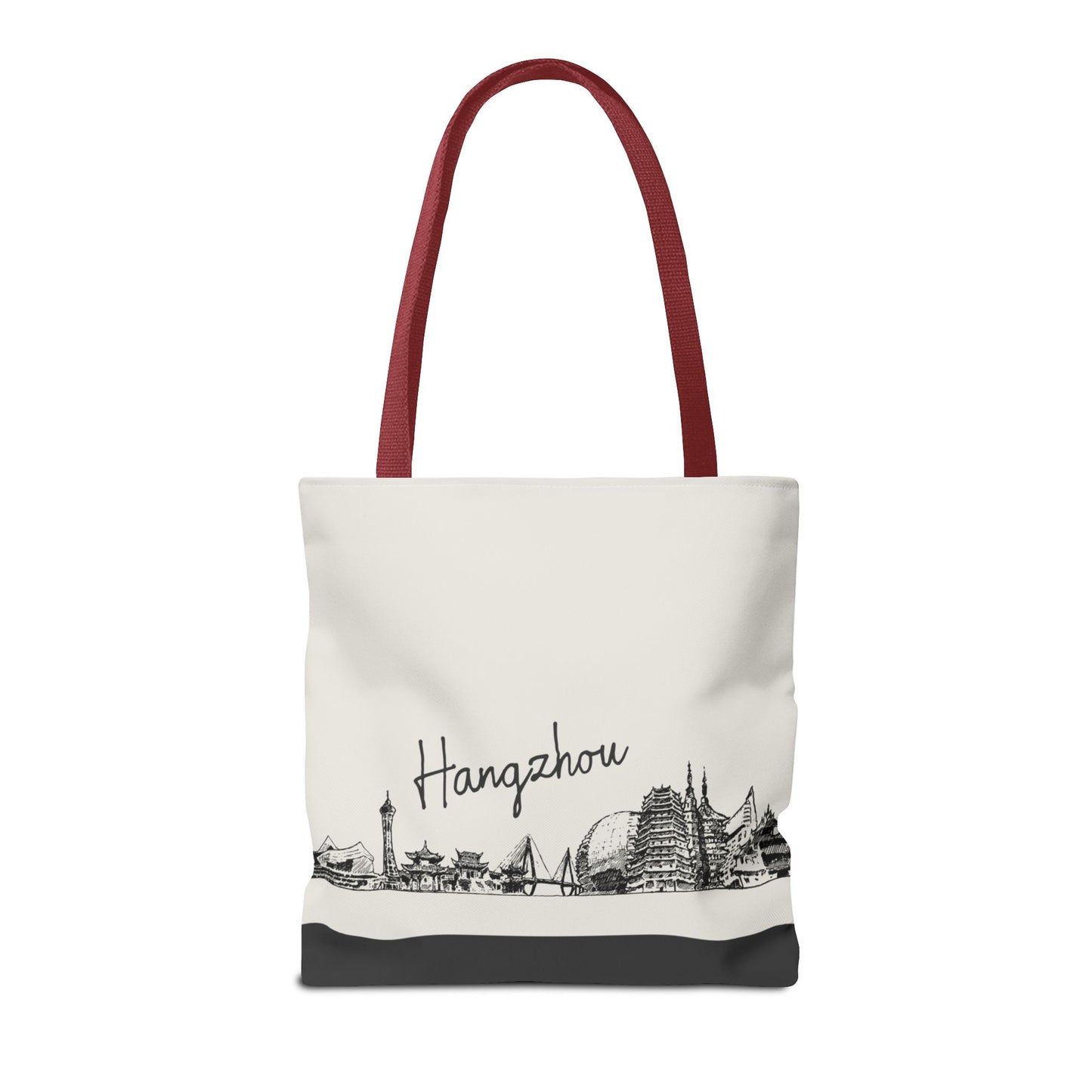 Hangzhou Travel Tote Bag – Lightweight Wanderlight Tote, Skyline Design, Durable Everyday Adventure Bag