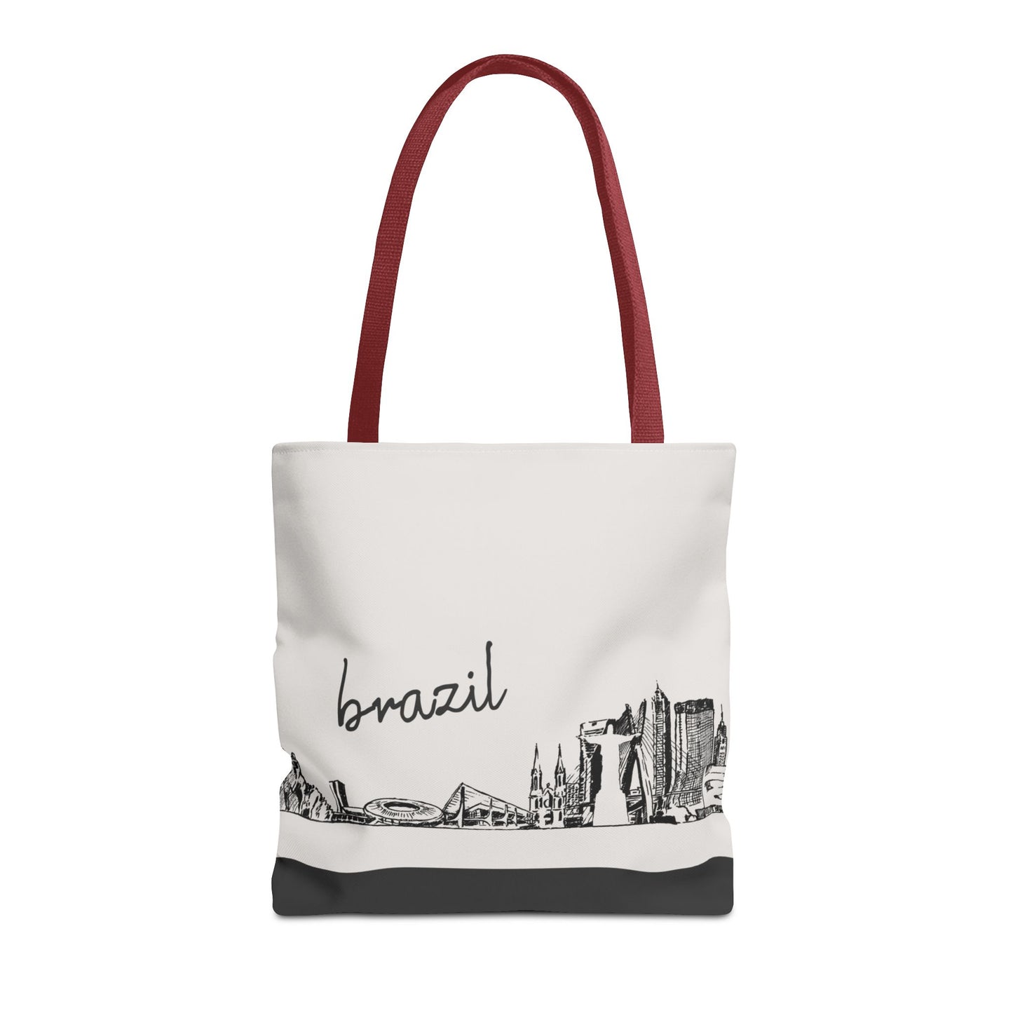 Brazil Travel Tote Bag – Lightweight Wanderlight Tote, Skyline Design, Durable Everyday Adventure Bag
