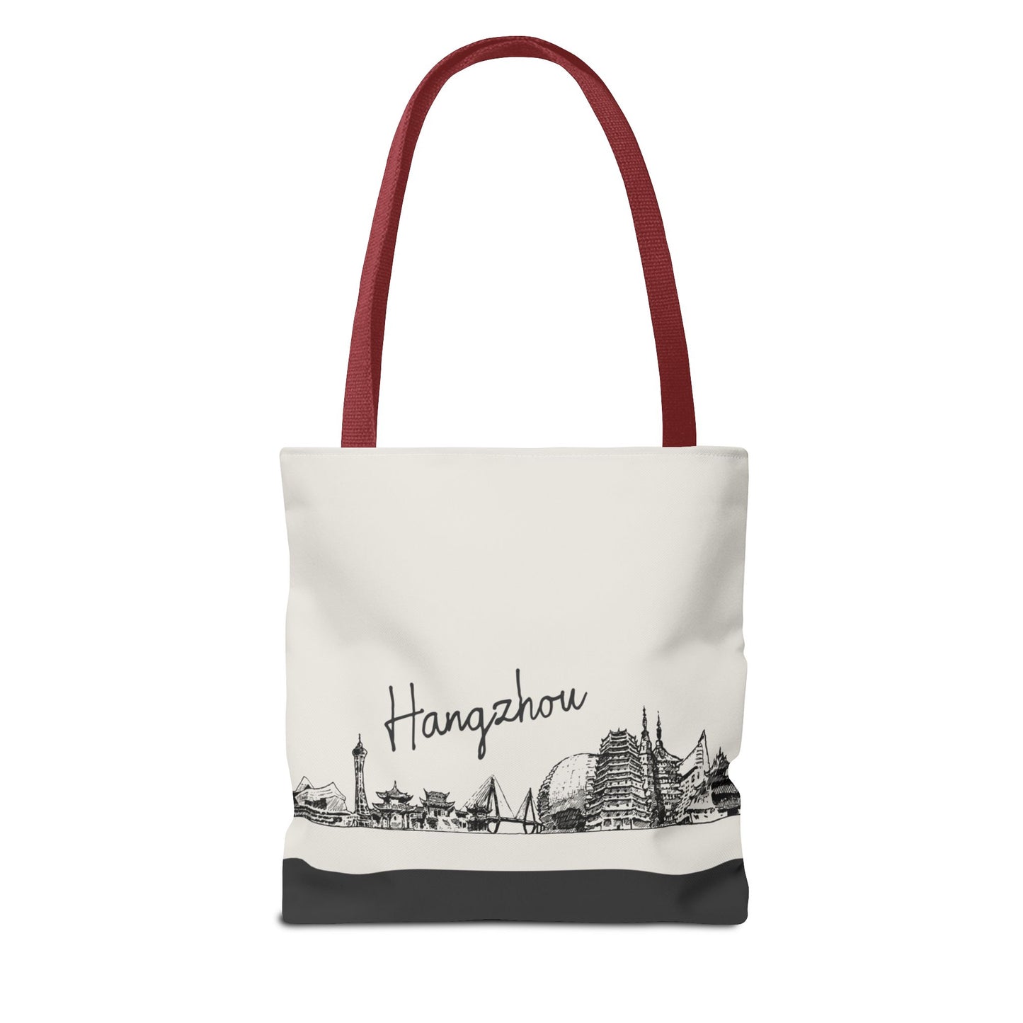 Hangzhou Travel Tote Bag – Lightweight Wanderlight Tote, Skyline Design, Durable Everyday Adventure Bag