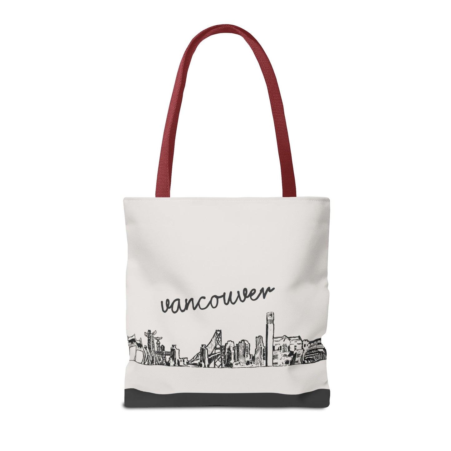 Vancouver Travel Tote Bag – Lightweight Wanderlight Tote, Skyline Design, Durable Everyday Adventure Bag