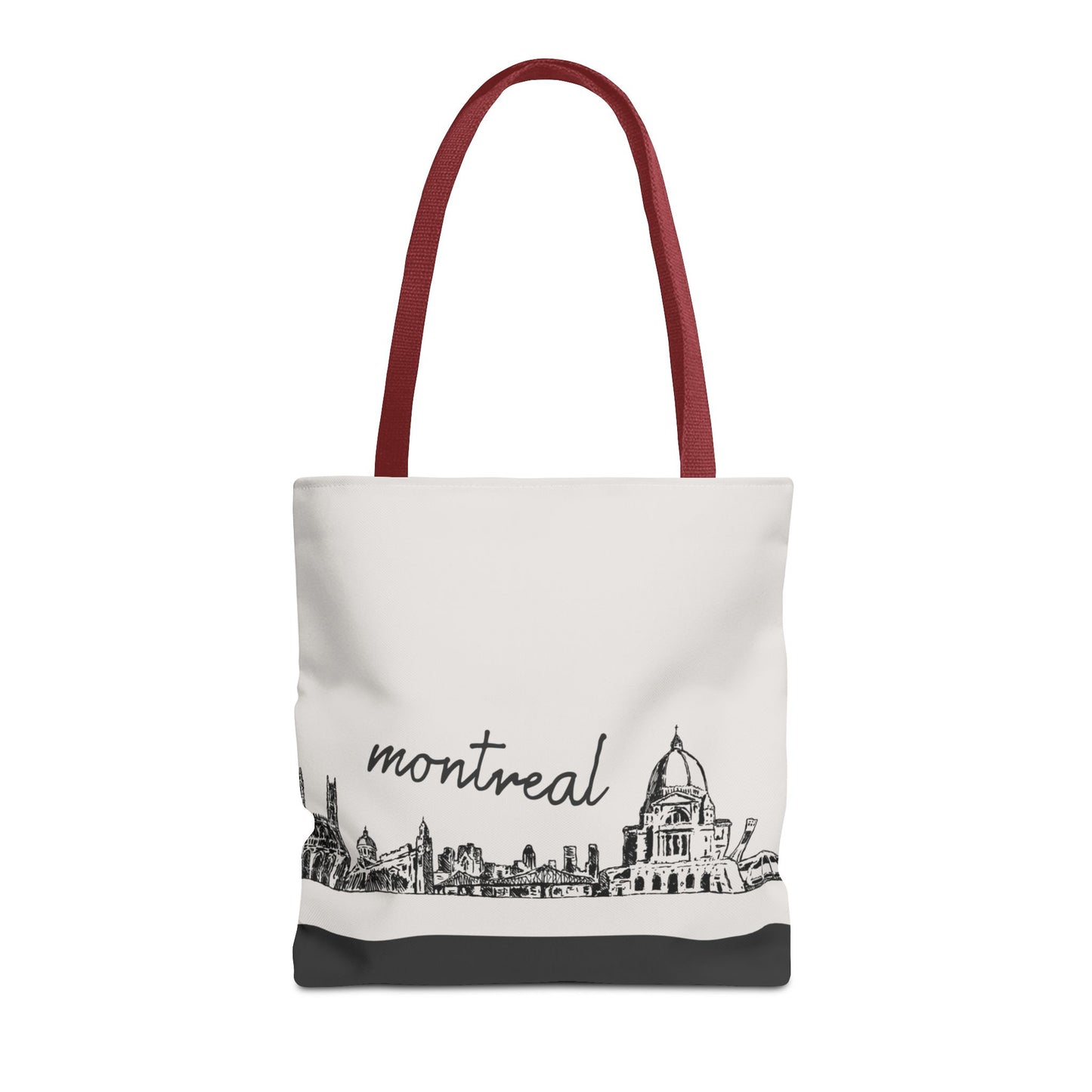 Montreal Travel Tote Bag – Lightweight Wanderlight Tote, Skyline Design, Durable Everyday Adventure Bag