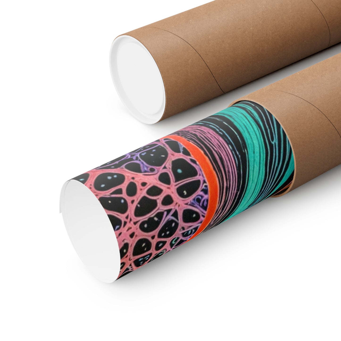 Neon Nucleolus Matte Vertical Posters