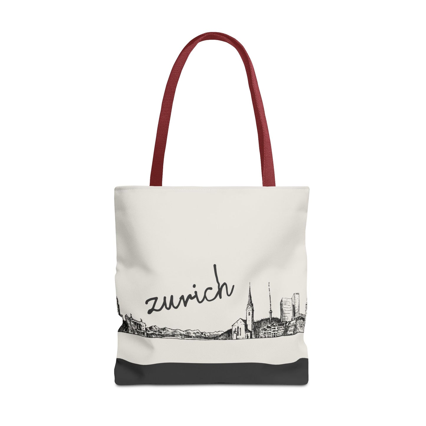 Zurich Travel Tote Bag – Lightweight Wanderlight Tote, Skyline Design, Durable Everyday Adventure Bag