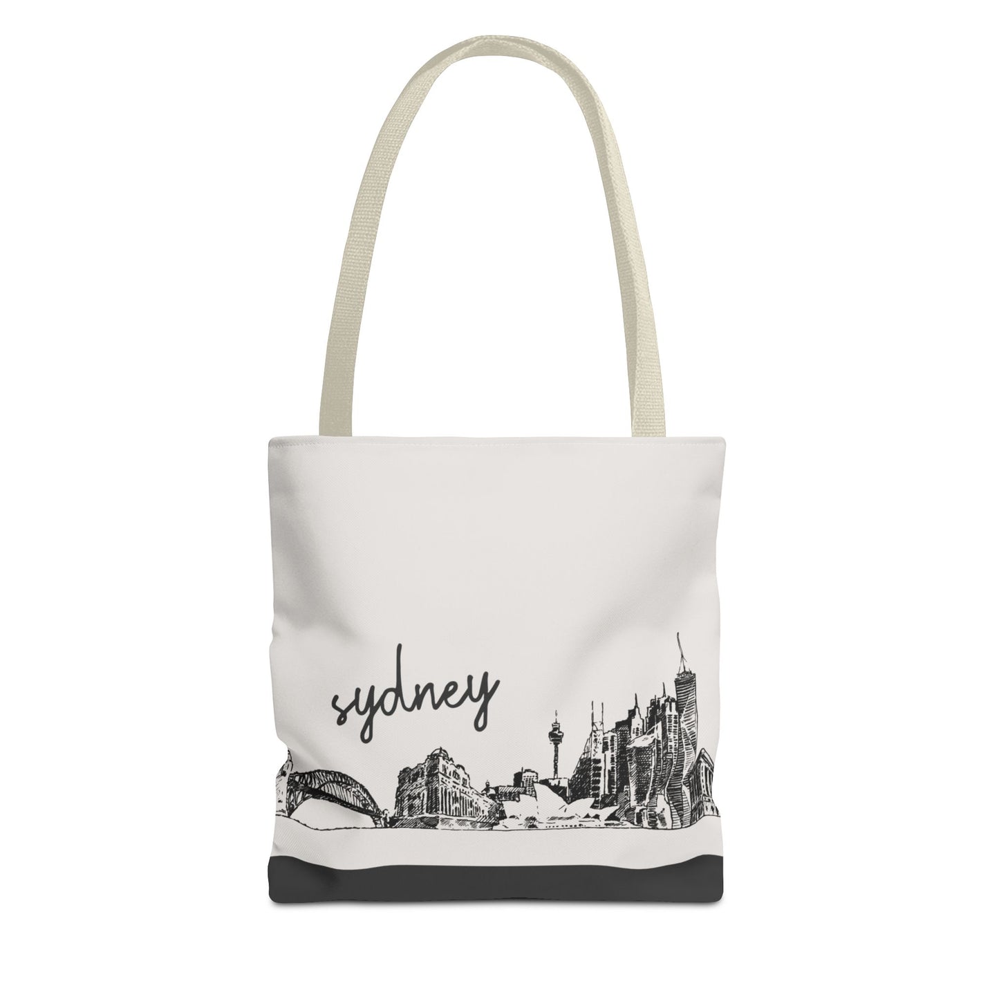 Sydney Travel Tote Bag – Lightweight Wanderlight Tote, Skyline Design, Durable Everyday Adventure Bag