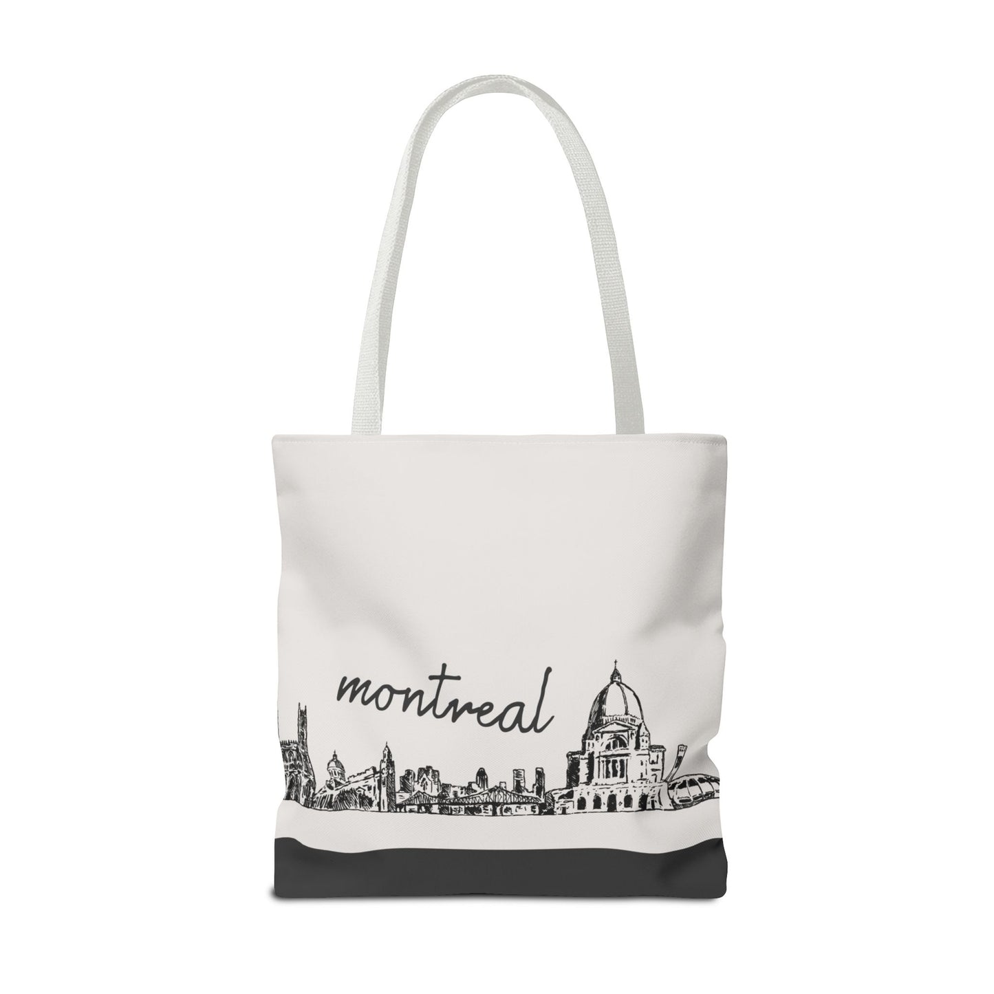 Montreal Travel Tote Bag – Lightweight Wanderlight Tote, Skyline Design, Durable Everyday Adventure Bag