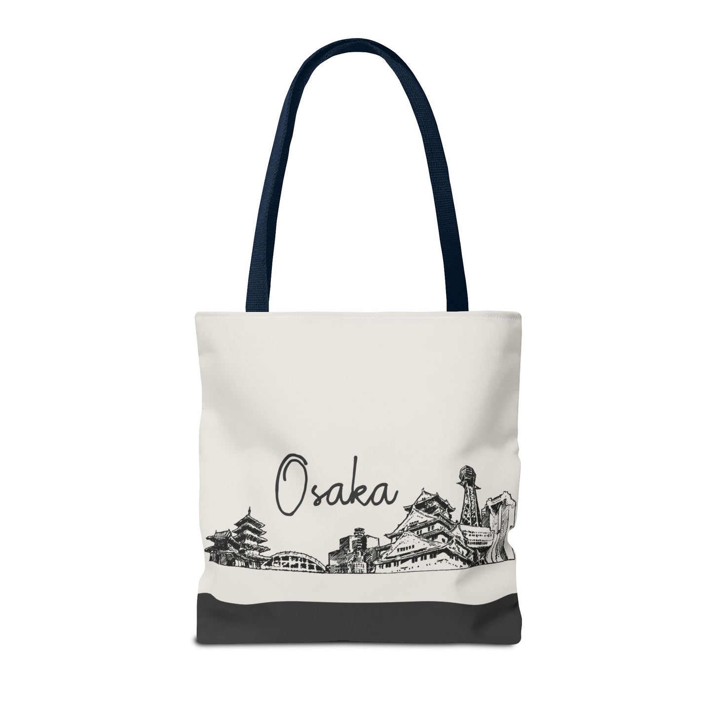 Osaka Travel Tote Bag – Lightweight Wanderlight Tote, Skyline Design, Durable Everyday Adventure Bag