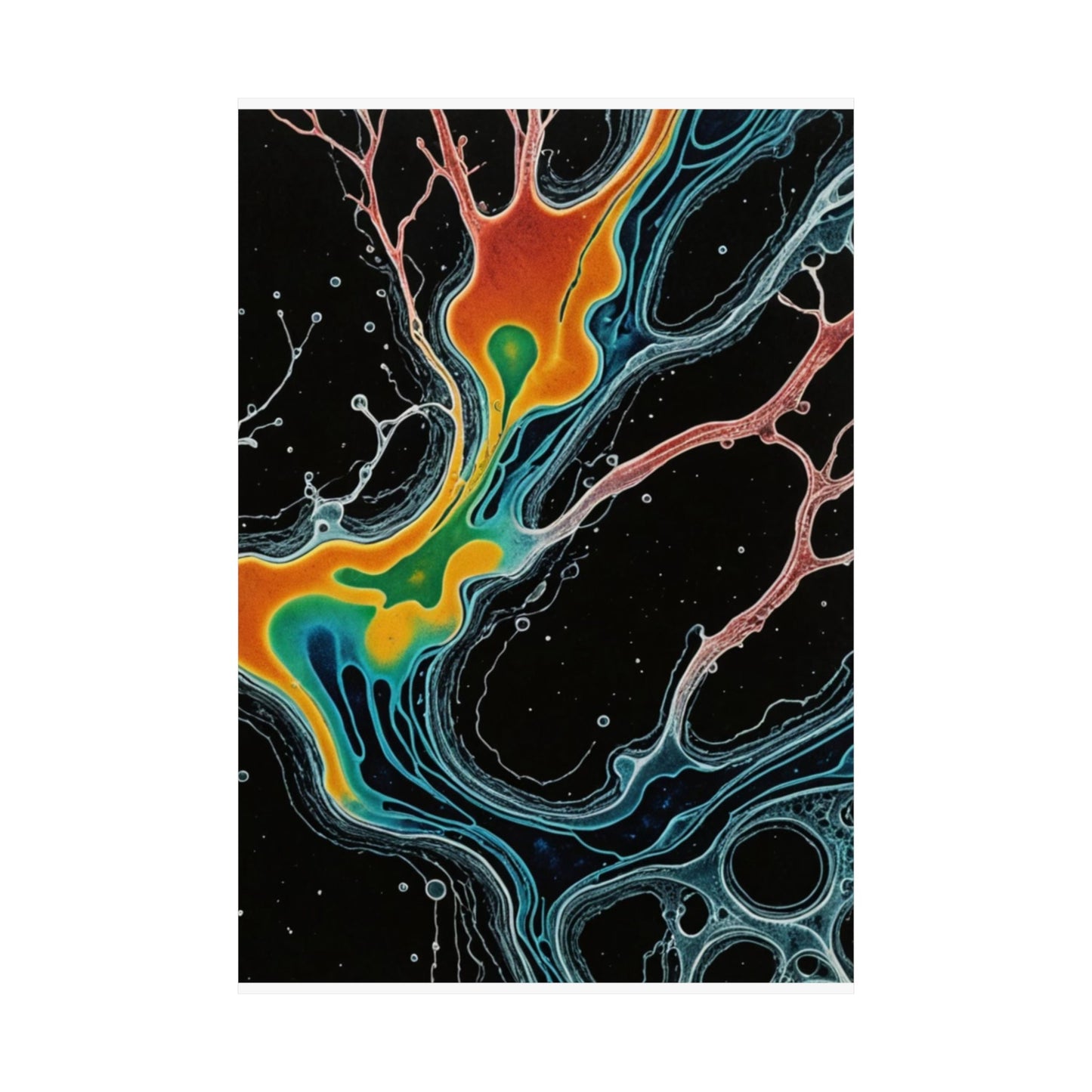 Synaptic Spectrum Matte Vertical Posters