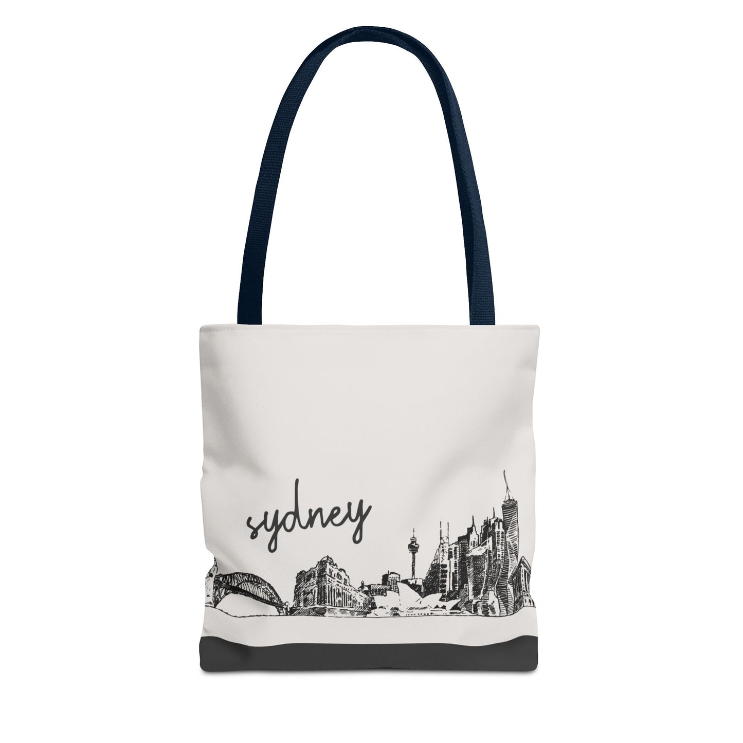 Sydney Travel Tote Bag – Lightweight Wanderlight Tote, Skyline Design, Durable Everyday Adventure Bag