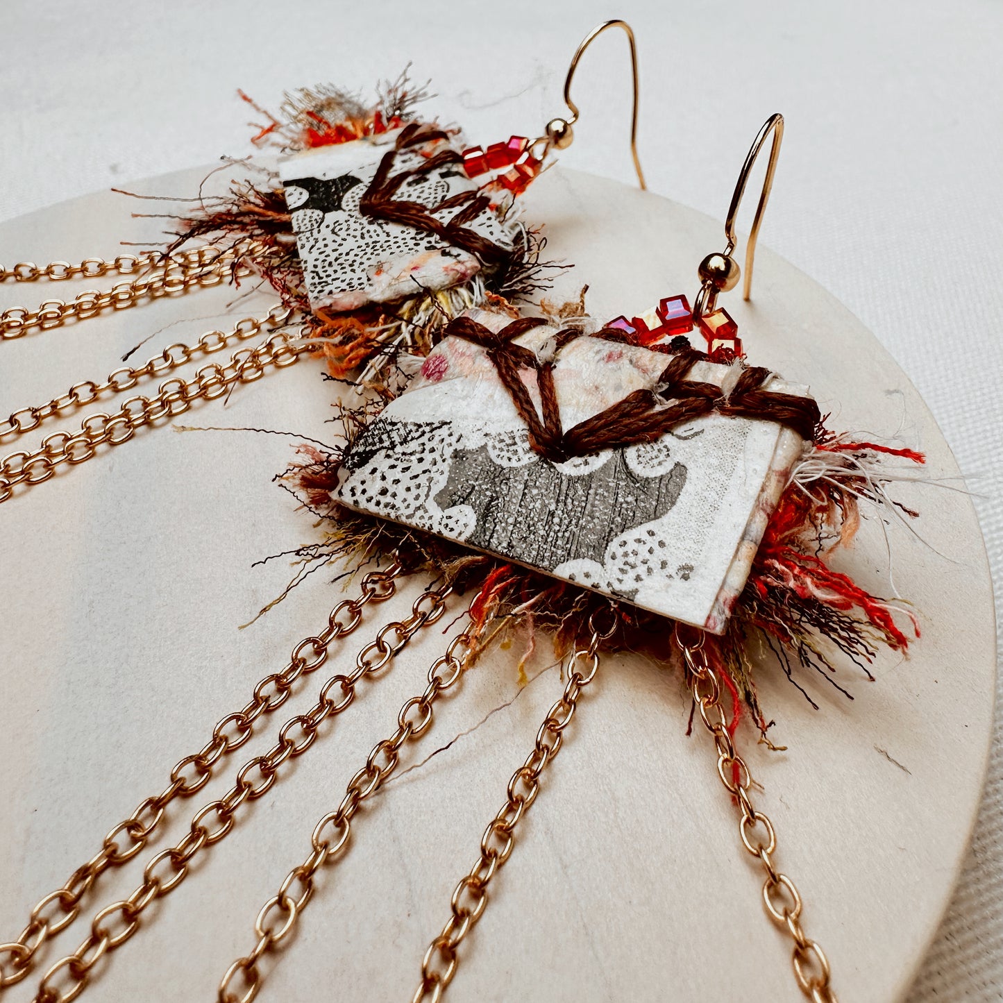 “Thread & Testament” Earrings – Ephemera Collection