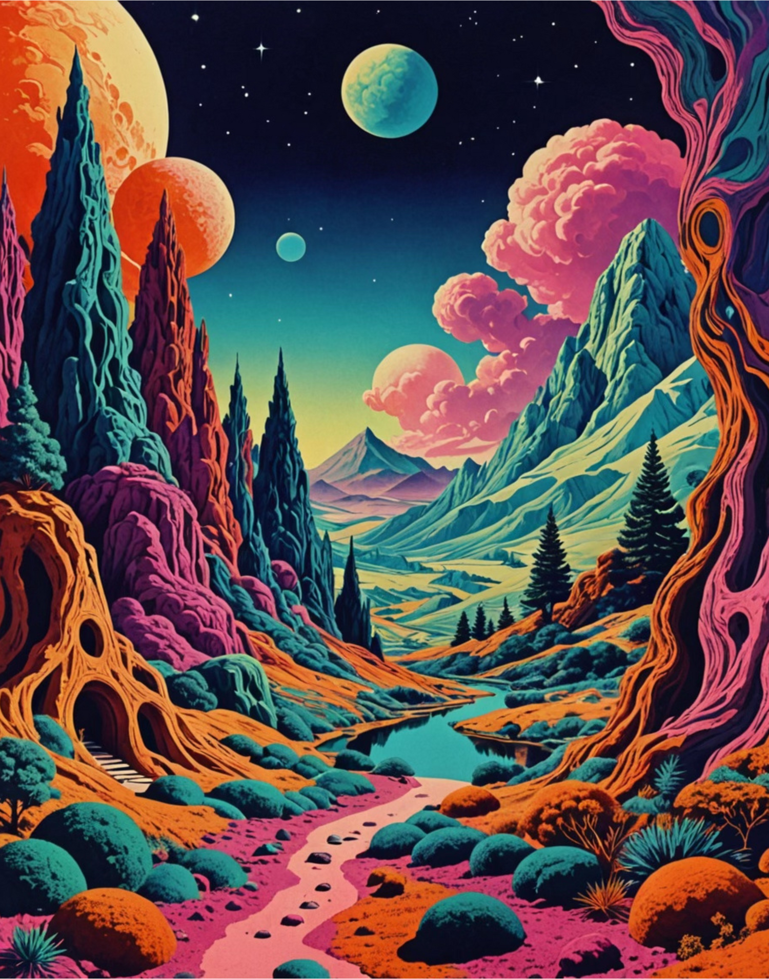 Fantasy Wall Art| Satin Posters