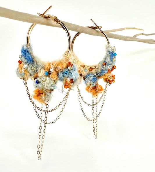 Moroccan Sunset Chandelier Earrings