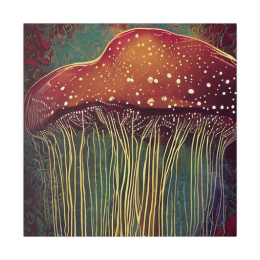 Organic Fungi Symphony Canvas Wall Art