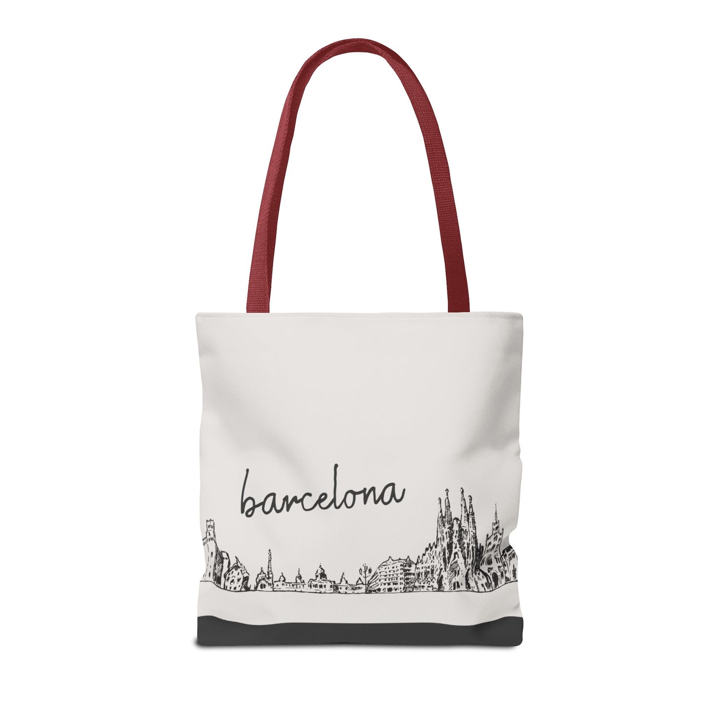 Barcelona Travel Tote Bag – Lightweight Wanderlight Tote, Skyline Design, Durable Everyday Adventure Bag