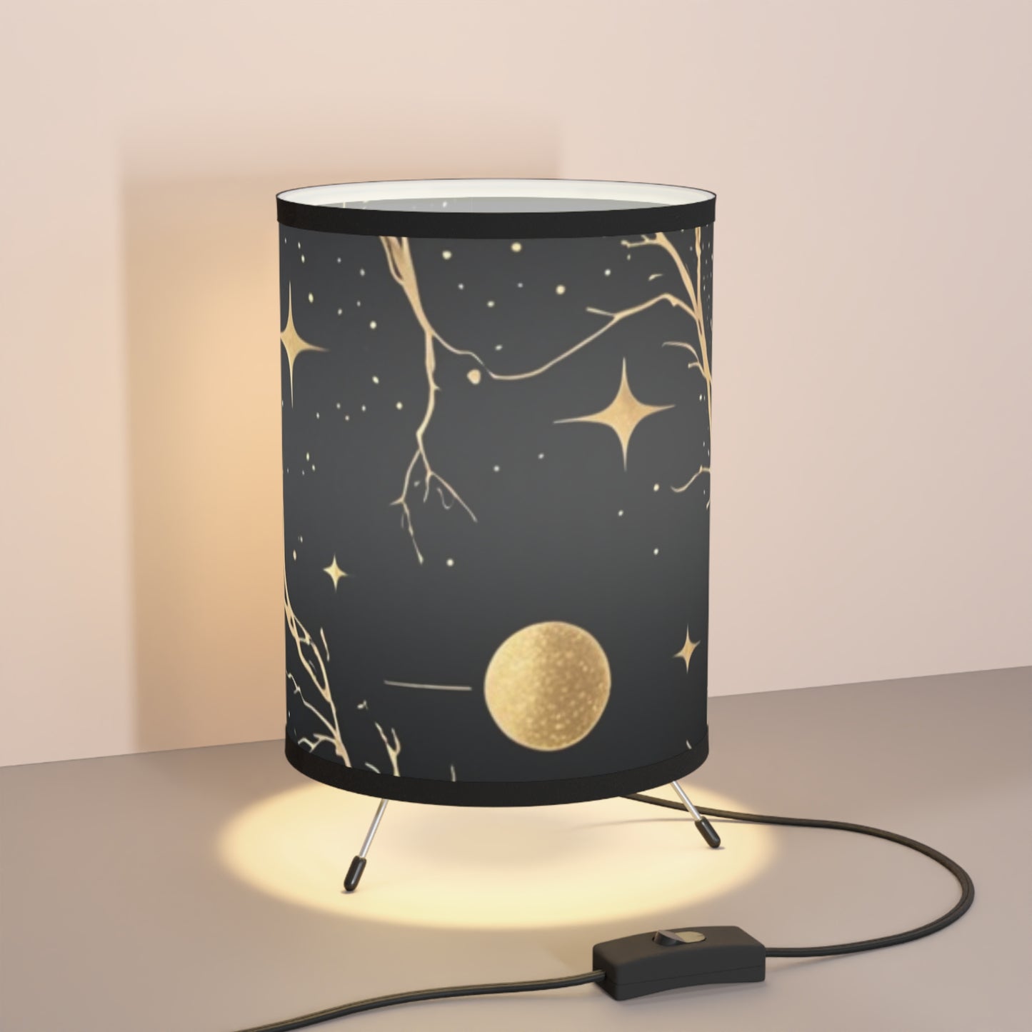 IlluminArt Modern Print Table Lamps: Customizable Mood Lighting for Any Aesthetic**