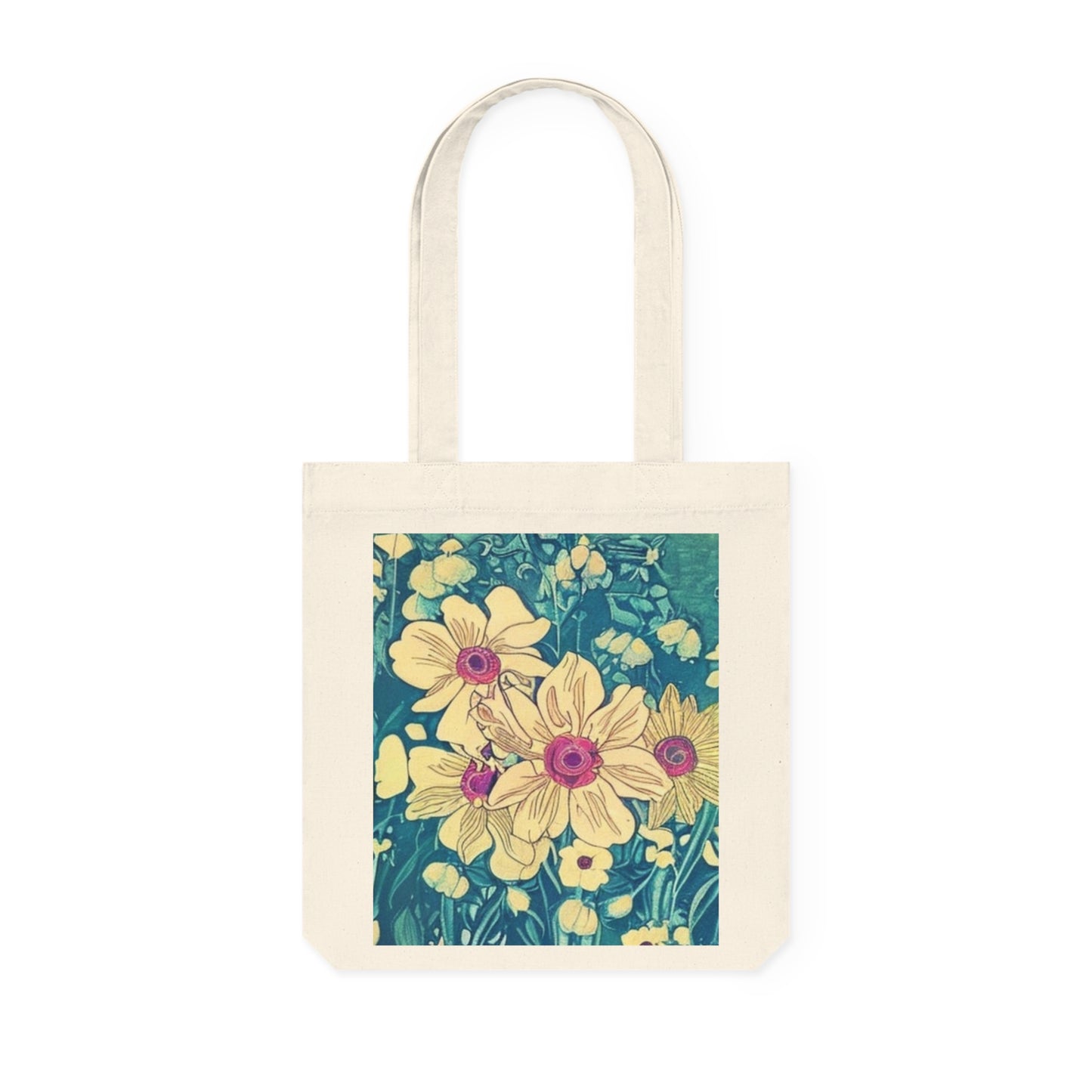 Daisy Dayz Woven Tote Bag