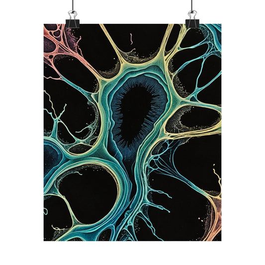 Radiant Ribosomes Matte Vertical Posters