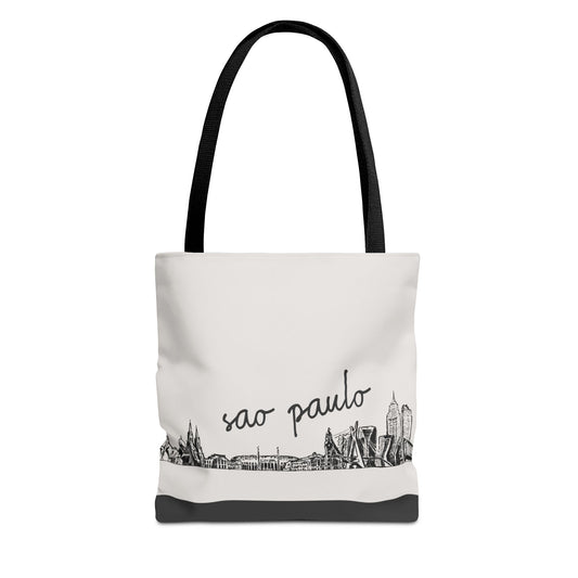 São Paulo Travel Tote Bag – Lightweight Wanderlight Tote, Skyline Design, Durable Everyday Adventure Bag