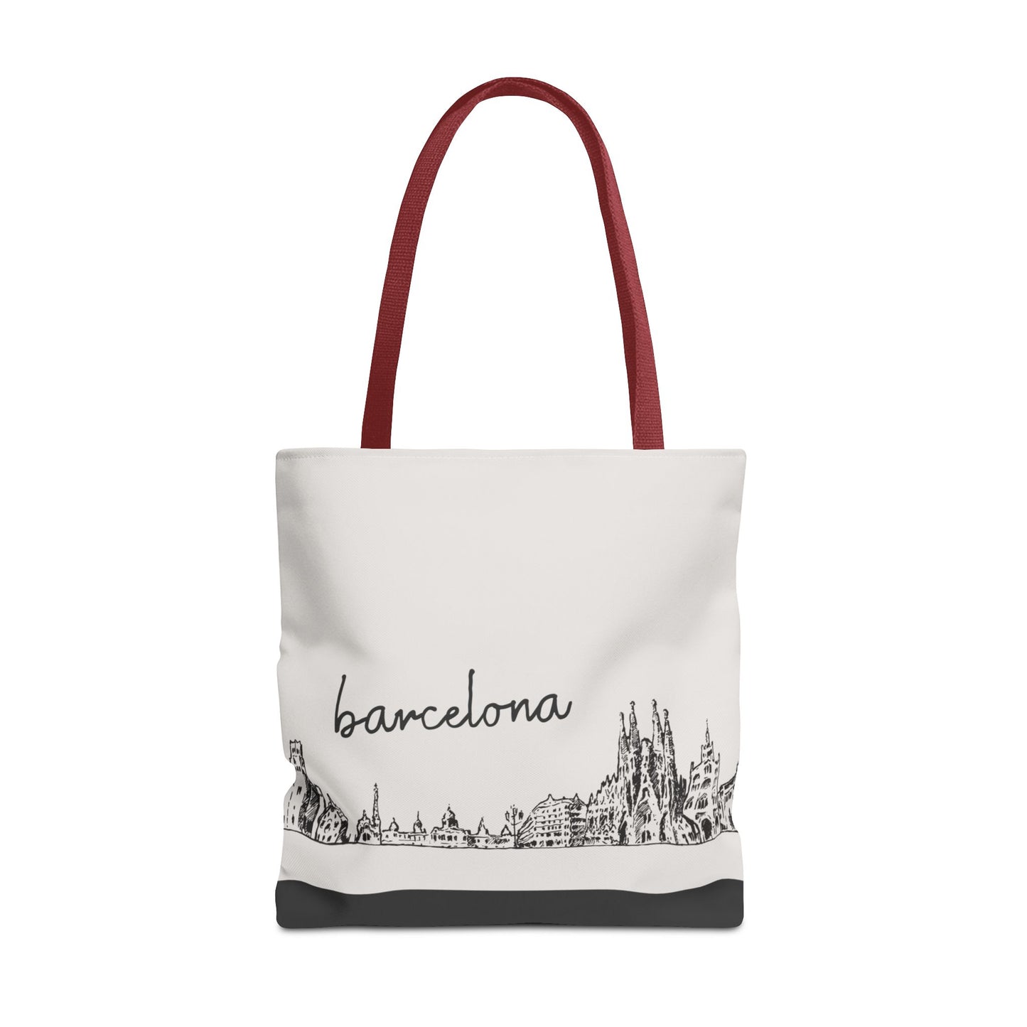 Barcelona Travel Tote Bag – Lightweight Wanderlight Tote, Skyline Design, Durable Everyday Adventure Bag