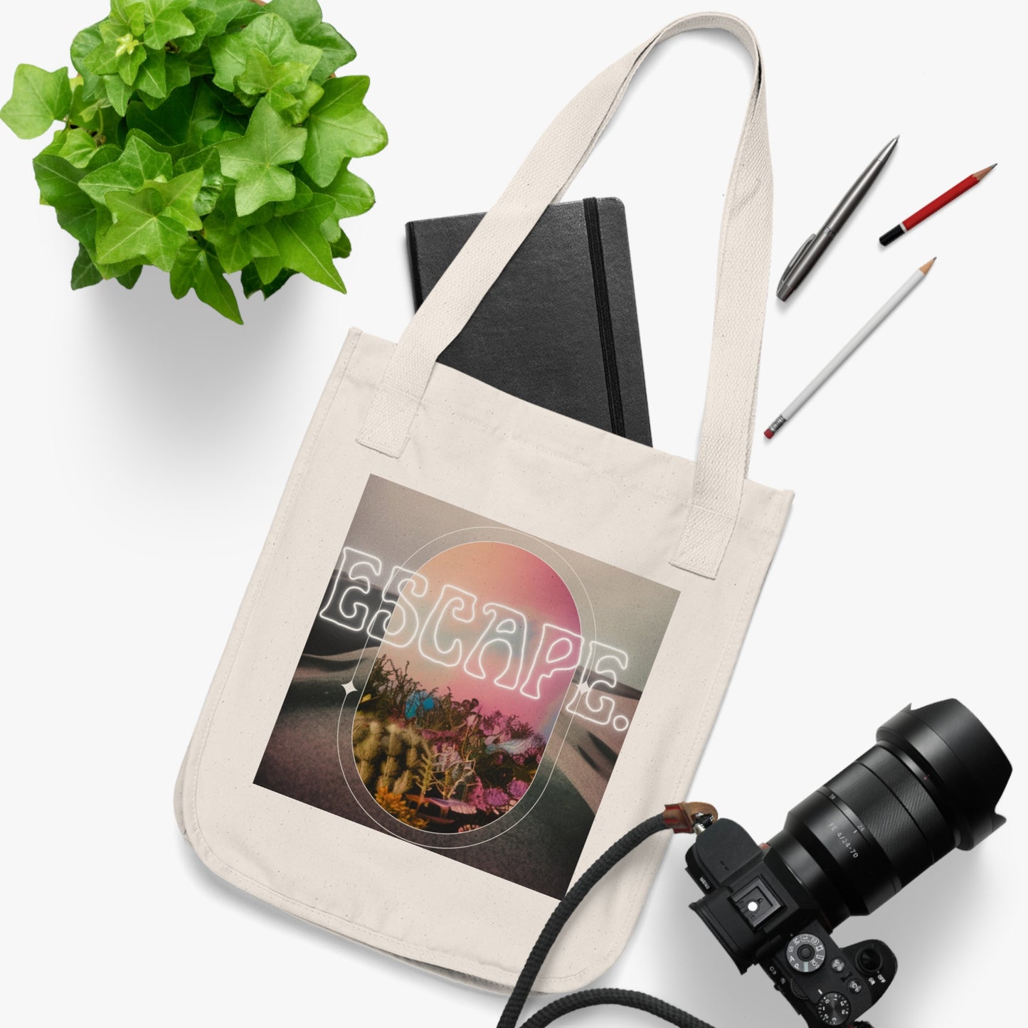 Escape: Empowerment Organic Canvas Tote Bag