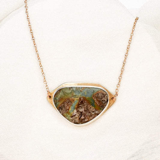 Verdant Horizon | Kingsman Turquoise Pendant Necklace
