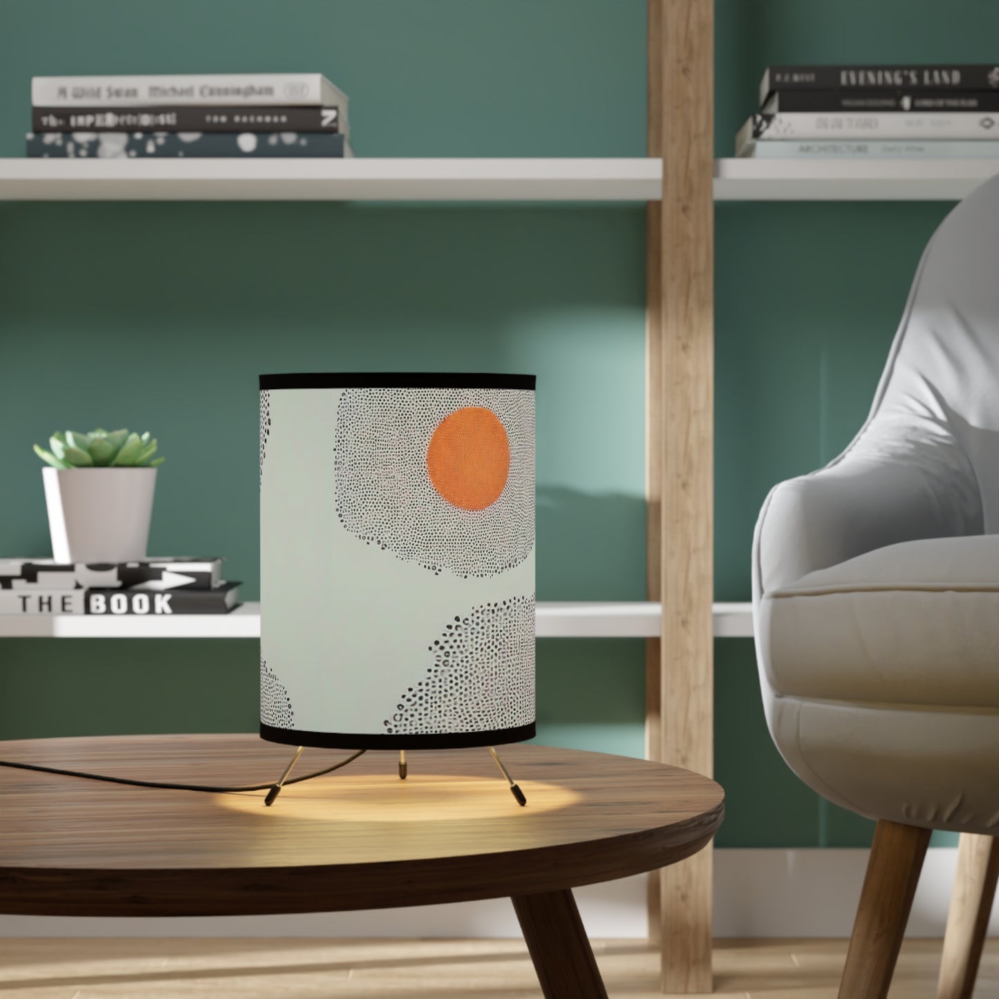 IlluminArt Modern Print Table Lamps: Customizable Mood Lighting for Any Aesthetic