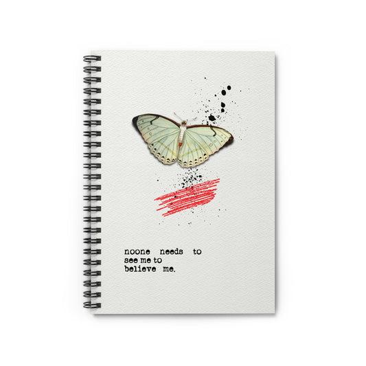 Invisible Strength | Moth Spiral Dream Journal for Healing