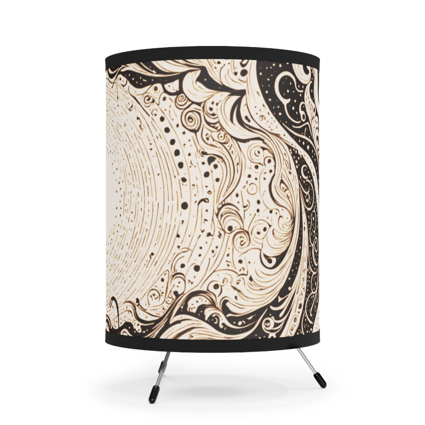 IlluminArt Modern Print Table Lamps: Customizable Mood Lighting for Any Aesthetic**