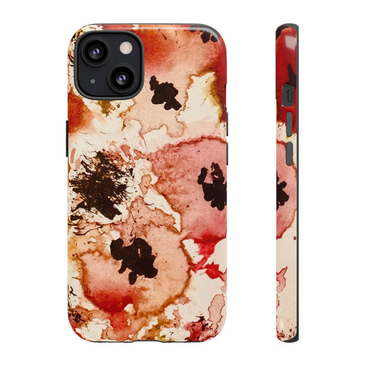 Watercolor Poppies Tough Phone Case